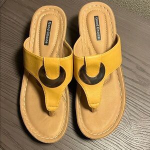 Good Choice golden yellow Sandals